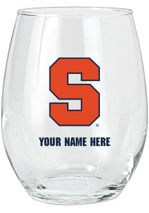 Syracuse Orange Personalized Stemless Wine Glass