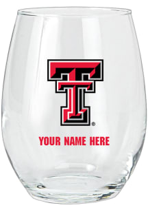 Texas Tech Red Raiders Personalized Stemless Wine Glass