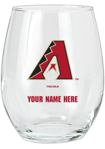 Arizona Diamondbacks Personalized Stemless Wine Glass