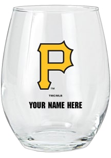 Pittsburgh Pirates Personalized Stemless Wine Glass
