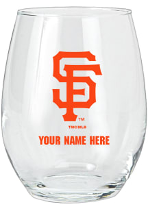 San Francisco Giants Personalized Stemless Wine Glass