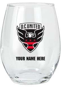 DC United Personalized Stemless Wine Glass