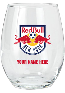 New York Red Bulls Personalized Stemless Wine Glass