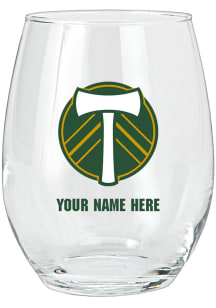 Portland Timbers Personalized Stemless Wine Glass