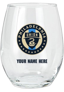 Philadelphia Union Personalized Stemless Wine Glass