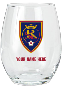 Real Salt Lake Personalized Stemless Wine Glass
