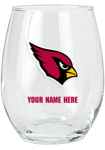 Arizona Cardinals Personalized Stemless Wine Glass