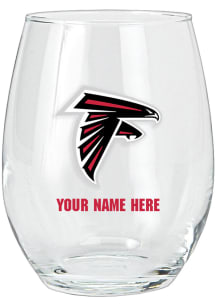 Atlanta Falcons Personalized Stemless Wine Glass