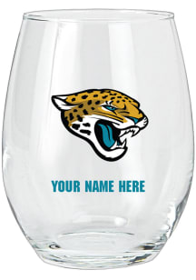 Jacksonville Jaguars Personalized Stemless Wine Glass