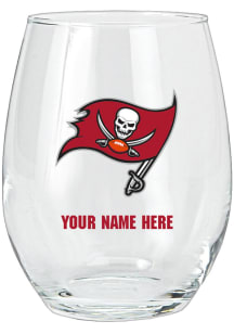 Tampa Bay Buccaneers Personalized Stemless Wine Glass