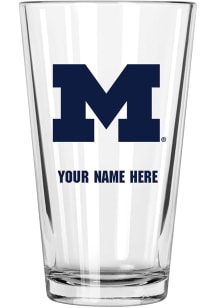 Michigan Wolverines Personalized Pint Glass