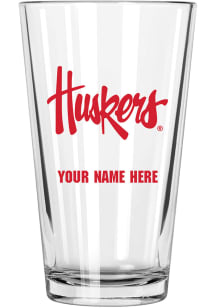 Nebraska Cornhuskers Personalized Pint Glass