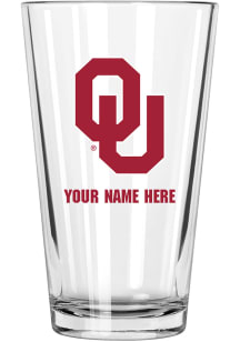 Oklahoma Sooners Personalized Pint Glass
