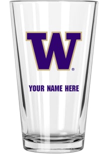 Washington Huskies Personalized Pint Glass