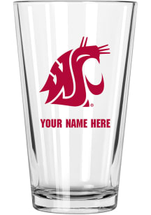 Washington State Cougars Personalized Pint Glass