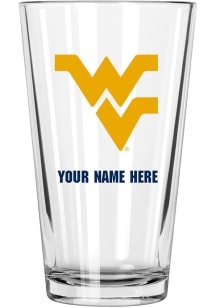 West Virginia Mountaineers Personalized Pint Glass