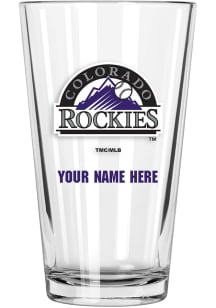 Colorado Rockies Personalized Pint Glass