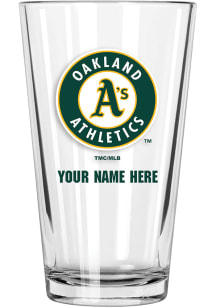 Oakland Athletics Personalized Pint Glass