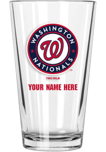 Washington Nationals Personalized Pint Glass