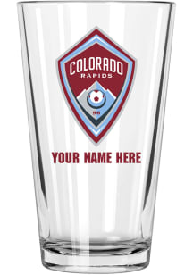 Colorado Rapids Personalized Pint Glass