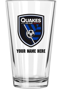 San Jose Earthquakes Personalized Pint Glass