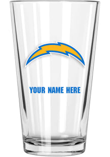 Los Angeles Chargers Personalized Pint Glass