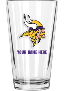 Minnesota Vikings Personalized Pint Glass