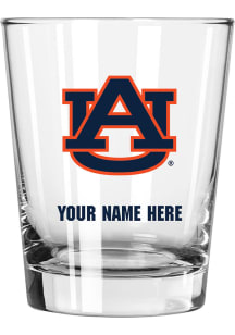 Auburn Tigers Personalized 15oz Double Old Fashioned Rock Glass