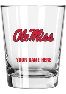 Ole Miss Rebels Personalized 15oz Double Old Fashioned Rock Glass