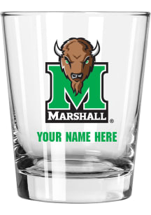Marshall Thundering Herd Personalized 15oz Double Old Fashioned Rock Glass