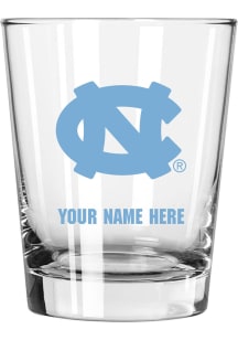 North Carolina Tar Heels Personalized 15oz Double Old Fashioned Rock Glass