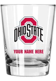 Ohio State Buckeyes Personalized 15oz Double Old Fashioned Rock Glass