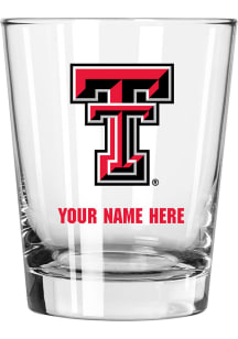 Texas Tech Red Raiders Personalized 15oz Double Old Fashioned Rock Glass