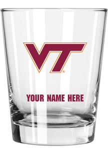 Virginia Tech Hokies Personalized 15oz Double Old Fashioned Rock Glass