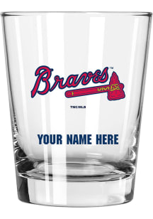 Atlanta Braves Personalized 15oz Double Old Fashioned Rock Glass