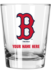 Boston Red Sox Personalized 15oz Double Old Fashioned Rock Glass