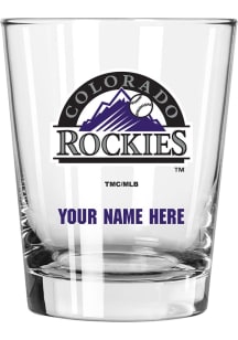 Colorado Rockies Personalized 15oz Double Old Fashioned Rock Glass