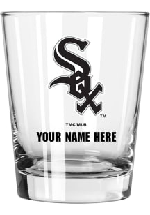 Chicago White Sox Personalized 15oz Double Old Fashioned Rock Glass