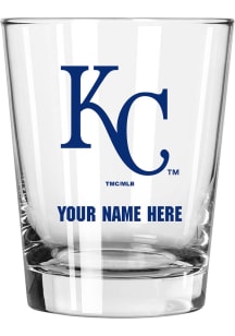 Kansas City Royals Personalized 15oz Double Old Fashioned Rock Glass