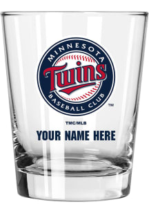 Minnesota Twins Personalized 15oz Double Old Fashioned Rock Glass