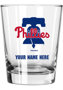 Philadelphia Phillies Personalized 15oz Double Old Fashioned Rock Glass