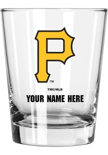 Pittsburgh Pirates Personalized 15oz Double Old Fashioned Rock Glass