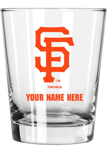 San Francisco Giants Personalized 15oz Double Old Fashioned Rock Glass