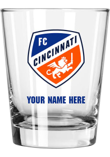 FC Cincinnati Personalized 15oz Double Old Fashioned Rock Glass