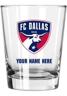 FC Dallas Personalized 15oz Double Old Fashioned Rock Glass