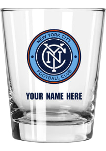 New York City FC Personalized 15oz Double Old Fashioned Rock Glass