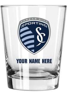 Sporting Kansas City Personalized 15oz Double Old Fashioned Rock Glass