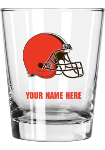 Cleveland Browns Personalized 15oz Double Old Fashioned Rock Glass
