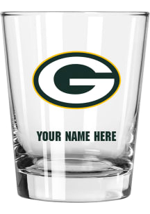 Green Bay Packers Personalized 15oz Double Old Fashioned Rock Glass