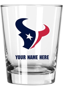 Houston Texans Personalized 15oz Double Old Fashioned Rock Glass
